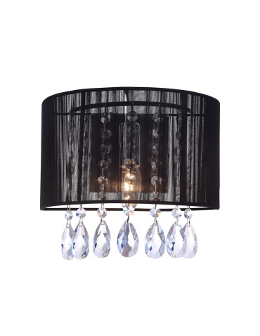 ITALUX Essence 1x40W E14 230V Black A.9262/1 BK Wall lamp.