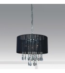 Glamour chandeliers - ITALUX Essence 3x40W E14 230V Black L.9262/3P Pendant. - product 2