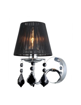 ITALUX Cornelia 1x40W E14 230V Black MBM-2572/1 BK Wall lamp.