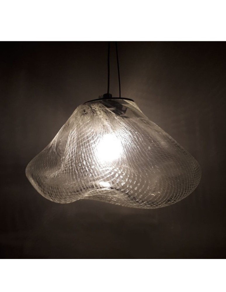 Pendant lamps - Step into Design ICY transparent 20 cm pendant lamp     - product kolory-swiatla.pl 4