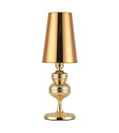 Table lamps with lampshade - Step into Design QUEEN gold 18 cm table lamp     - product 1