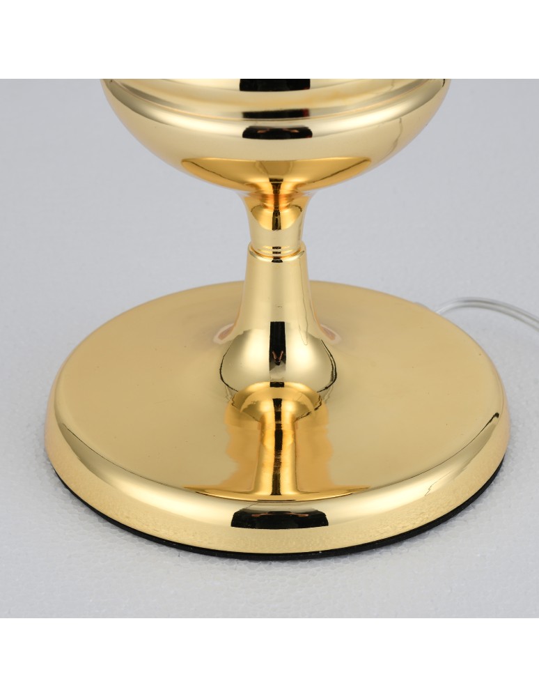 Table lamps with lampshade - Step into Design QUEEN gold 18 cm table lamp     - product kolory-swiatla.pl 5