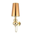 Wall lamps with lampshade - Step into Design QUEEN gold 18 cm wall lamp.      - product 1