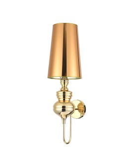 Step into Design QUEEN gold 18 cm wall lamp.     