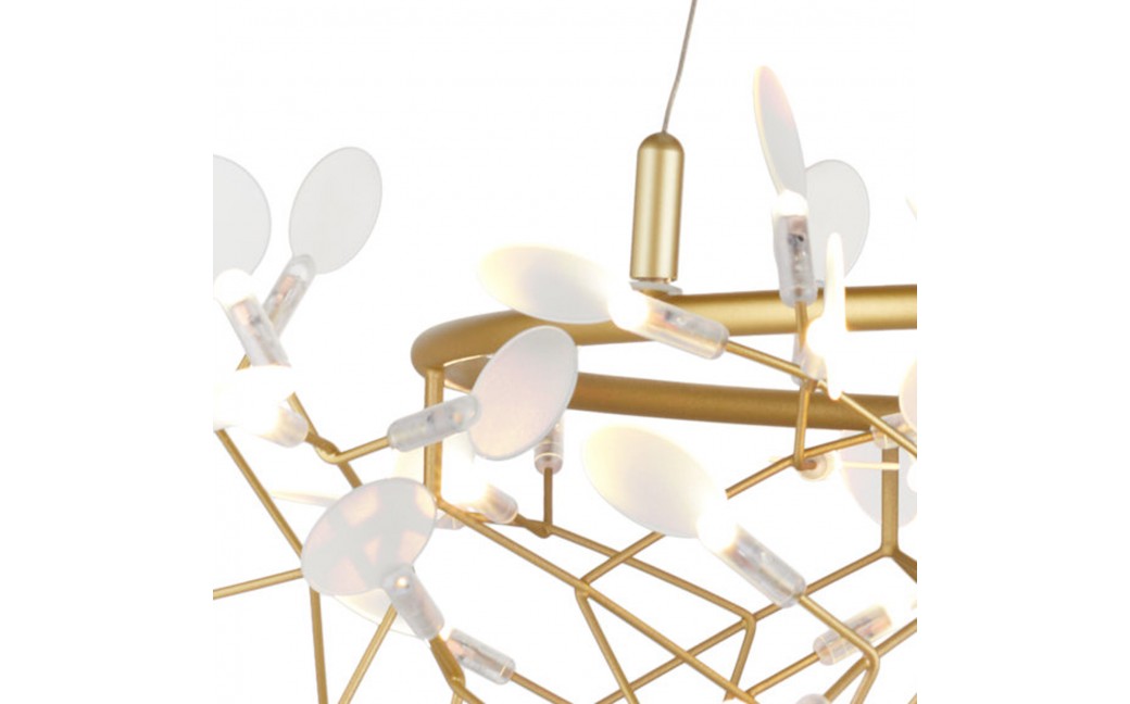 Step into Design Lampa wisząca CHIC BOTANIC L LED złota 105 cm 