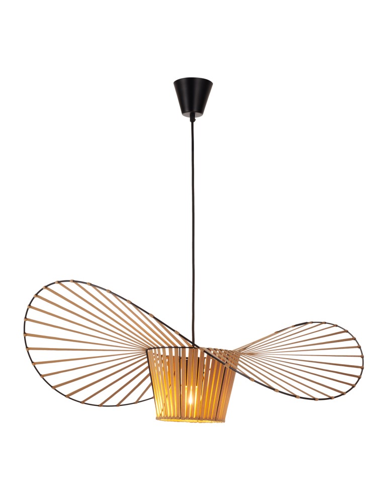 Designer pendant lamps - Step into Design SOMBRERO hat pendant lamp beige 80 cm   - product kolory-swiatla.pl 1
