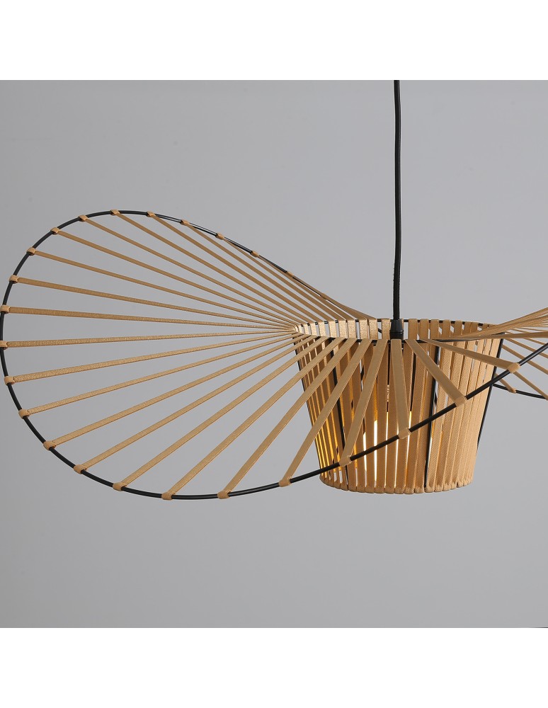 Designer pendant lamps - Step into Design SOMBRERO hat pendant lamp beige 80 cm   - product kolory-swiatla.pl 3