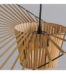 Designer pendant lamps - Step into Design SOMBRERO hat pendant lamp beige 80 cm   - product 5