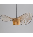 Designer pendant lamps - Step into Design SOMBRERO hat pendant lamp beige 80 cm   - product 7