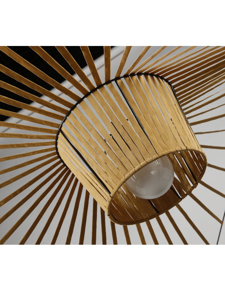 Designer pendant lamps - Step into Design SOMBRERO hat pendant lamp beige 80 cm   - product kolory-swiatla.pl 8
