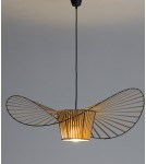 Designer pendant lamps - Step into Design SOMBRERO hat pendant lamp beige 80 cm   - product 9