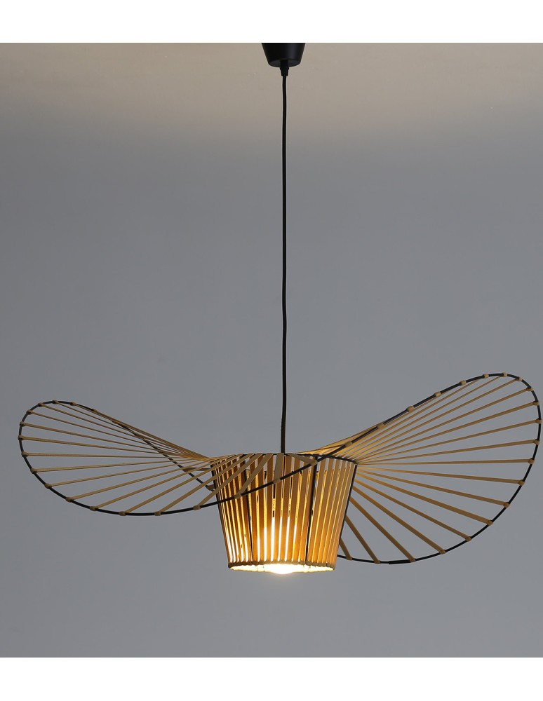Designer pendant lamps - Step into Design SOMBRERO hat pendant lamp beige 80 cm   - product kolory-swiatla.pl 9