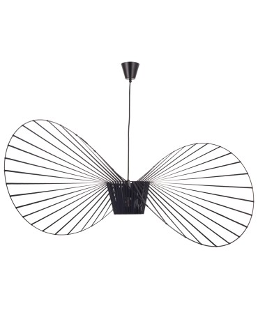 Step into Design Lampa wisząca kapelusz SOMBRERO czarna 140 cm