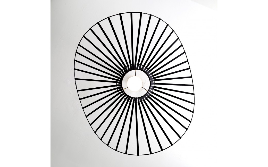 Step into Design Lampa wisząca kapelusz SOMBRERO czarna 140 cm 