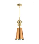 Pendant lamps - Step into Design QUEEN-1 gold 18 cm pendant lamp     - product 1