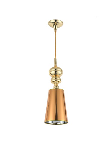 Step into Design QUEEN-1 gold 18 cm pendant lamp    