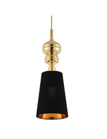 Step into Design QUEEN-1 gold black 18 cm pendant lamp    
