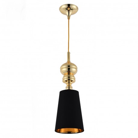 Step into Design Lampa wisząca QUEEN-1 złoto czarna 18 cm 