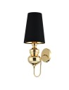 Step into Design QUEEN gold black 18 cm wall lamp.     