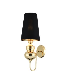Step into Design QUEEN gold black 18 cm wall lamp.      - product 2