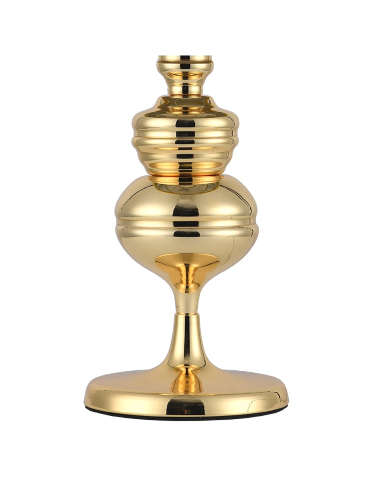 Table lamps with lampshade - Step into Design QUEEN table lamp gold 25 cm   - product kolory-swiatla.pl 3