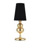 Designer table lamps - Step into Design QUEEN table lamp gold black 18 cm   - product 2