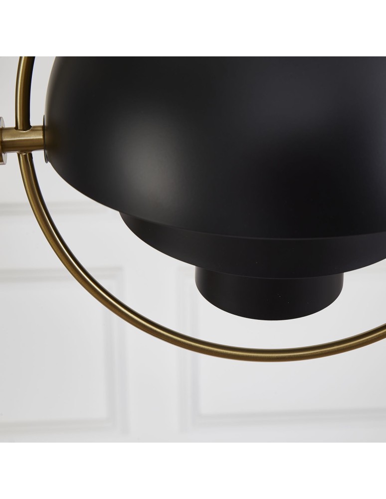 Scandinavian style pendant lamps - Step into Design MOBILE pendant lamp black 38 cm   - product kolory-swiatla.pl 4