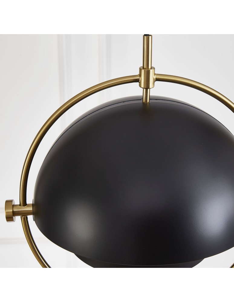 Scandinavian style pendant lamps - Step into Design MOBILE pendant lamp black 38 cm   - product kolory-swiatla.pl 5