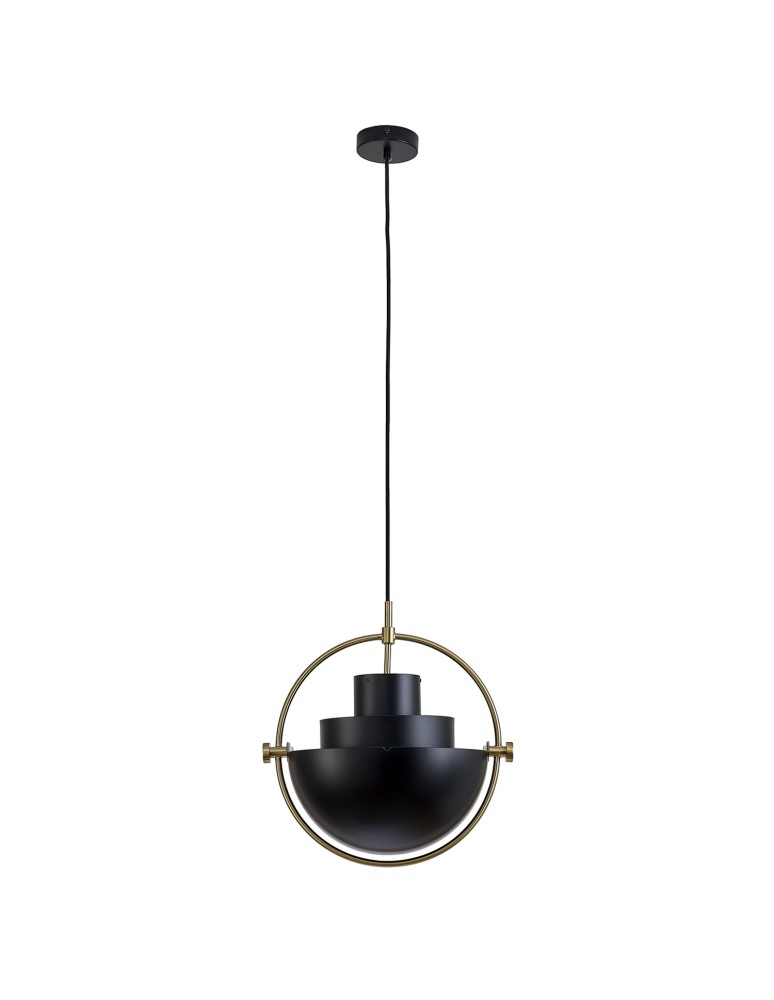 Scandinavian style pendant lamps - Step into Design MOBILE pendant lamp black 38 cm   - product kolory-swiatla.pl 8
