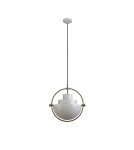 Scandinavian style pendant lamps - Step into Design MOBILE pendant lamp white 38 cm   - product 1