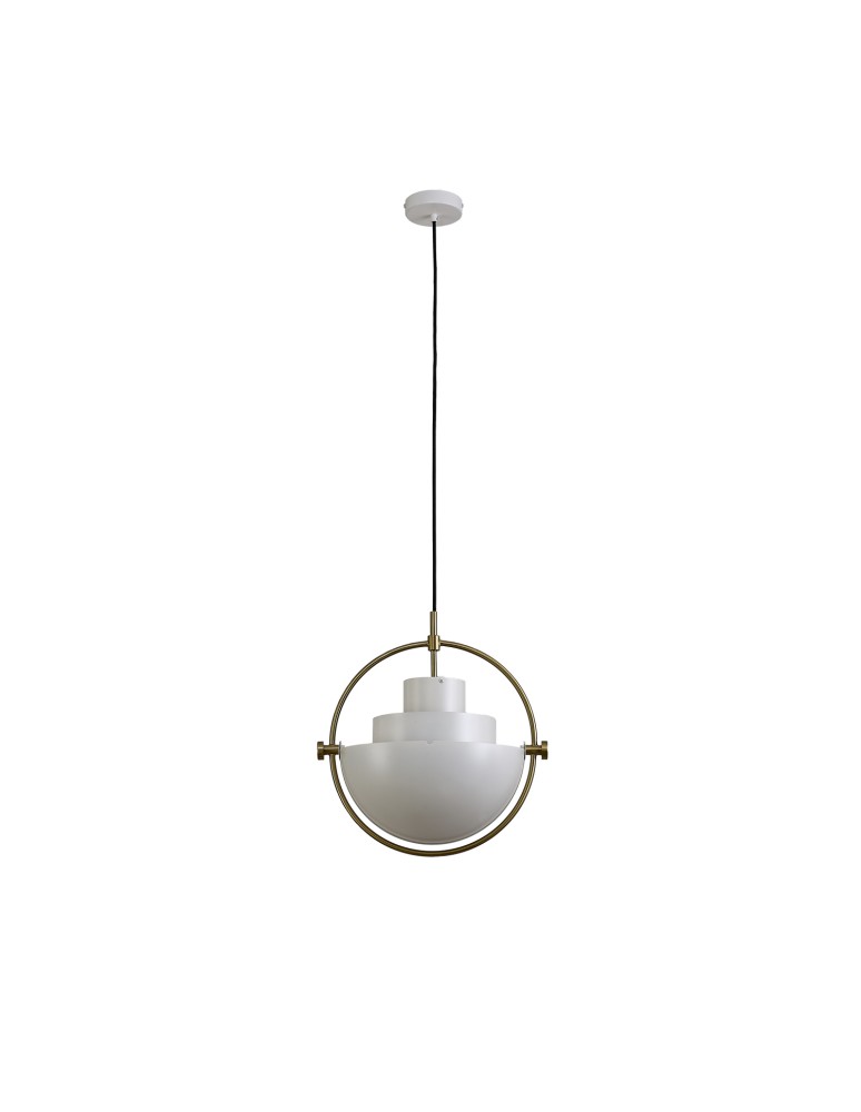 Scandinavian style pendant lamps - Step into Design MOBILE pendant lamp white 38 cm   - product kolory-swiatla.pl 1