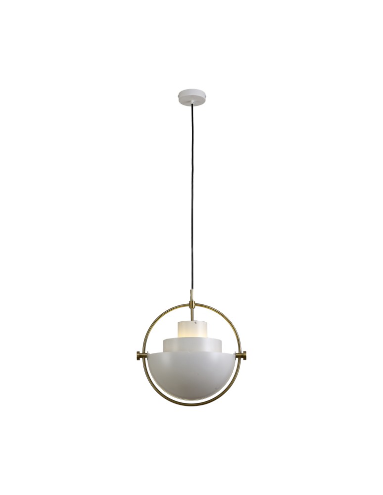 Scandinavian style pendant lamps - Step into Design MOBILE pendant lamp white 38 cm   - product kolory-swiatla.pl 2