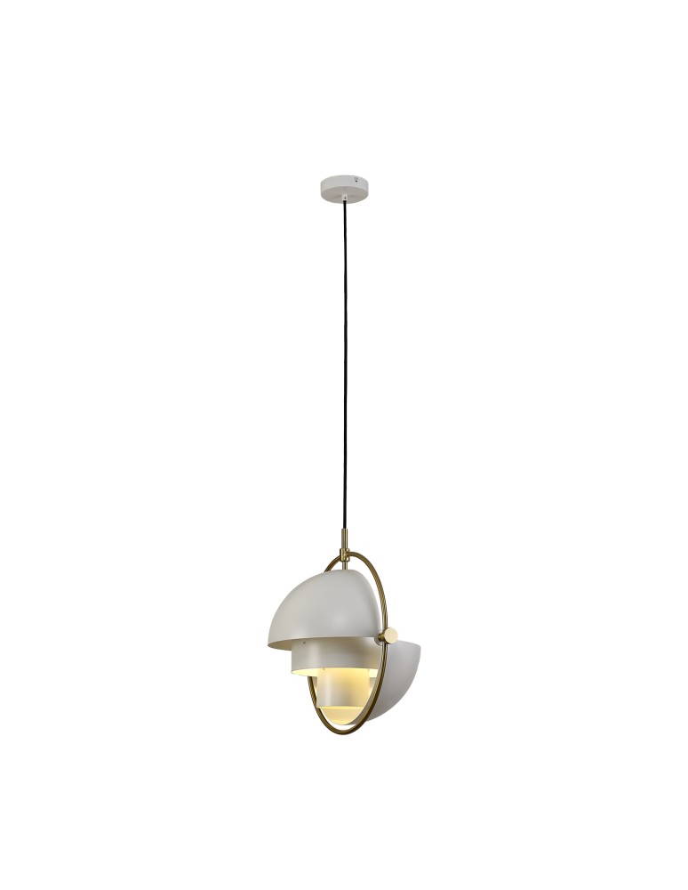 Scandinavian style pendant lamps - Step into Design MOBILE pendant lamp white 38 cm   - product kolory-swiatla.pl 5