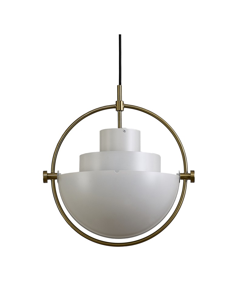 Scandinavian style pendant lamps - Step into Design MOBILE pendant lamp white 38 cm   - product kolory-swiatla.pl 6