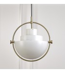 Scandinavian style pendant lamps - Step into Design MOBILE pendant lamp white 38 cm   - product 7