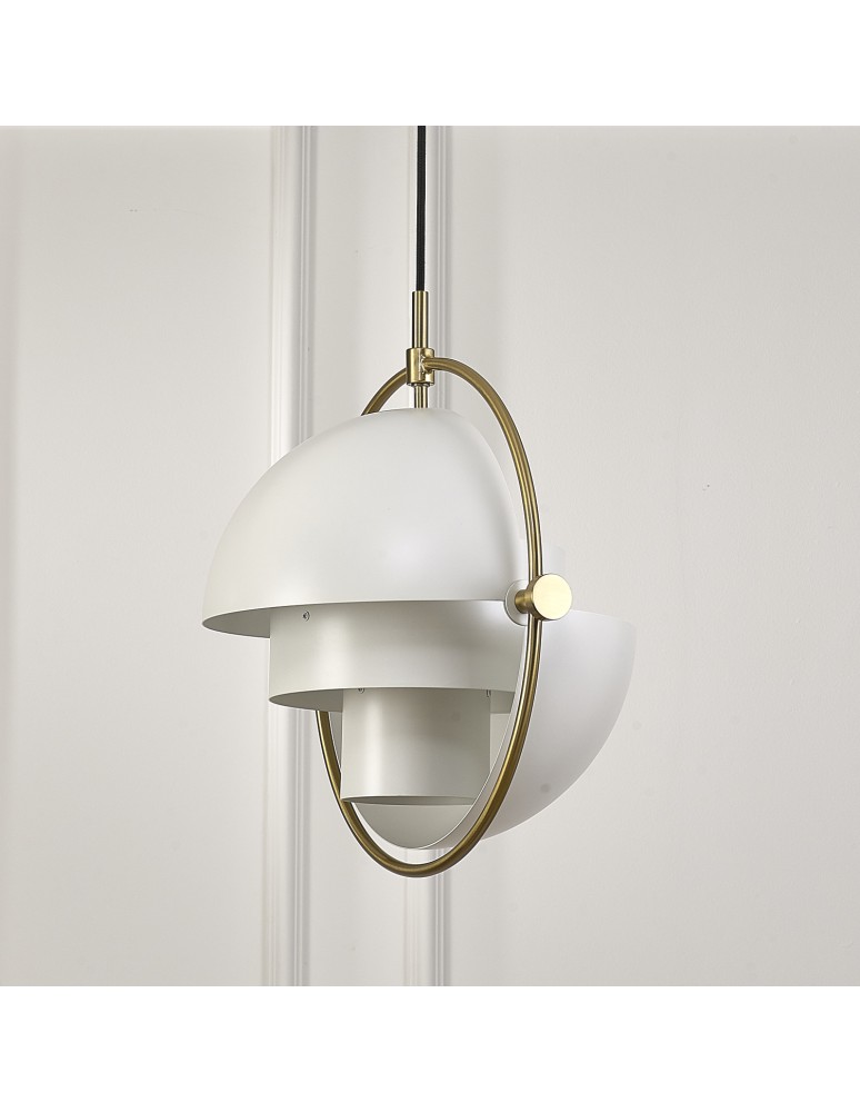 Scandinavian style pendant lamps - Step into Design MOBILE pendant lamp white 38 cm   - product kolory-swiatla.pl 11