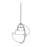 Scandinavian style pendant lamps - Step into Design MOBILE pendant lamp pink 38 cm   - product 7