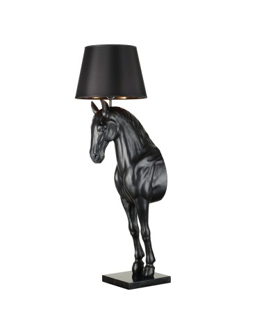 Step into Design Lampa podłogowa KOŃ S czarna            
