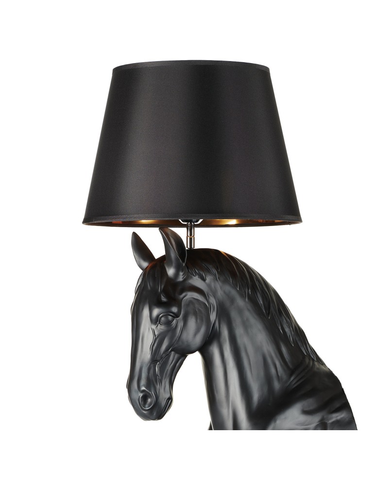 Floor lamps with lampshade - Step into Design Floor lamp HORSE L black      - product kolory-swiatla.pl 6