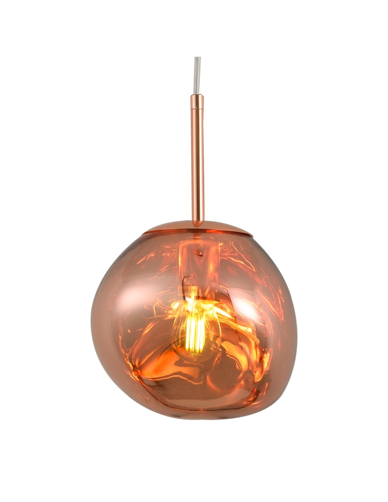 Pendant lamps - Step into Design GLAM S 18 cm copper pendant lamp     - product kolory-swiatla.pl 3