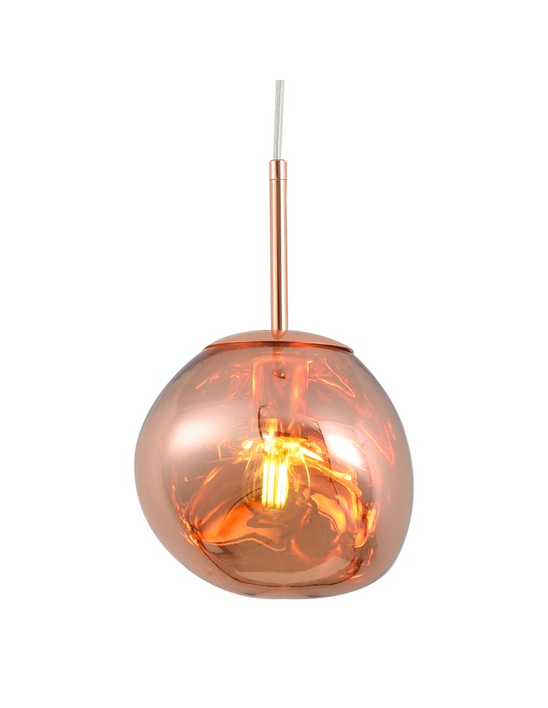 Pendant lamps - Step into Design GLAM S 18 cm copper pendant lamp     - product kolory-swiatla.pl 5