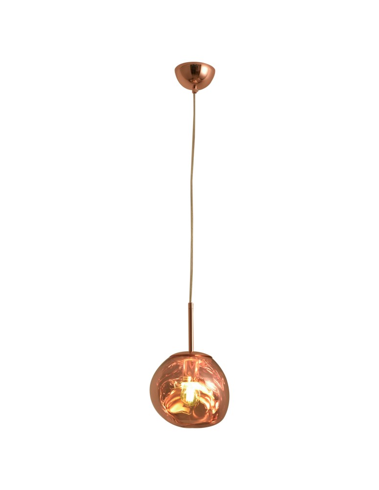 Pendant lamps - Step into Design GLAM S 18 cm copper pendant lamp     - product kolory-swiatla.pl 6