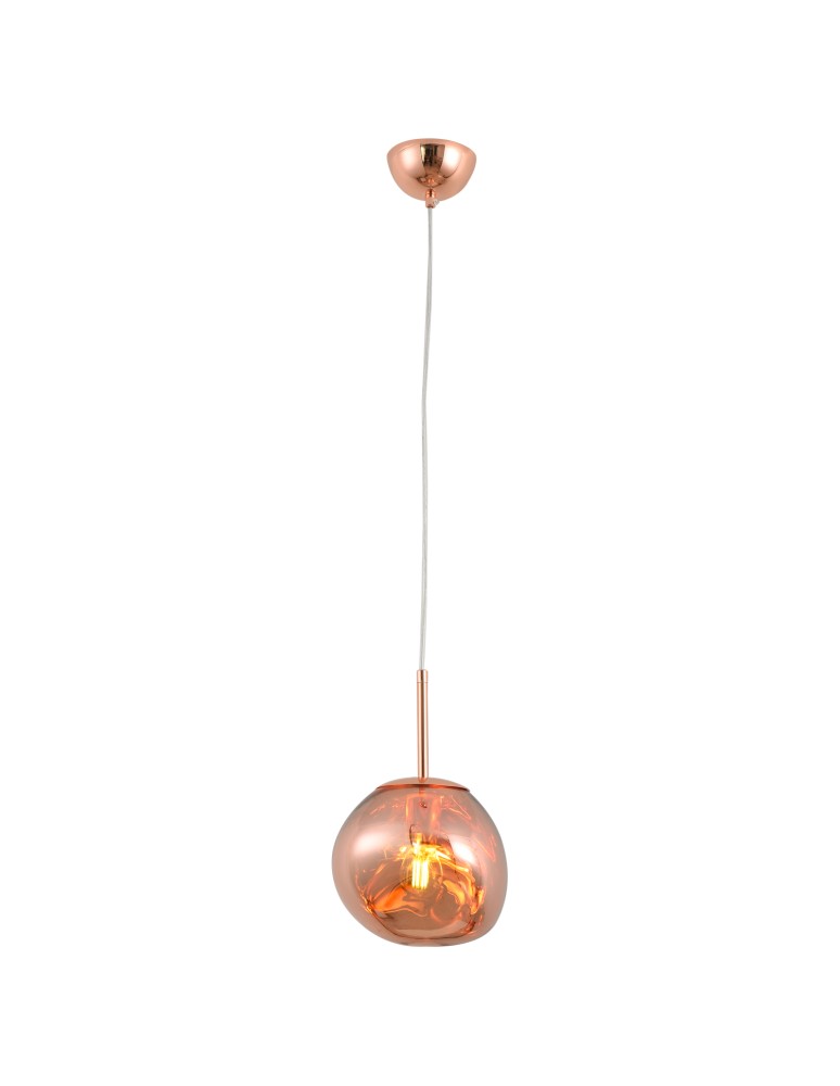 Pendant lamps - Step into Design GLAM S 18 cm copper pendant lamp     - product kolory-swiatla.pl 7