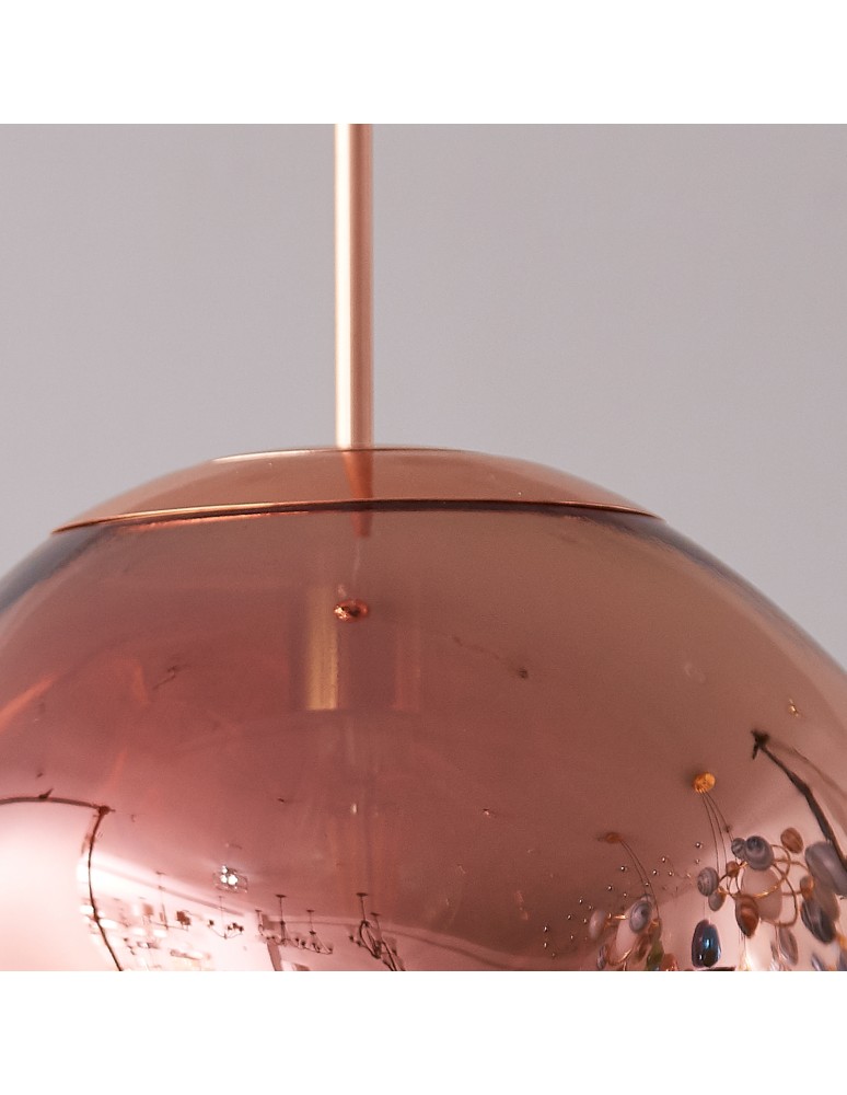 Pendant lamps - Step into Design GLAM S 18 cm copper pendant lamp     - product kolory-swiatla.pl 9