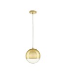 Pendant lamps - Step into Design FLASH S gold pendant lamp     - product 1