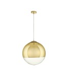 Pendant lamps - Step into Design FLASH L gold pendant lamp     - product 1