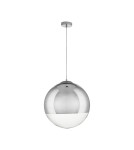 Pendant lamps - Step into Design FLASH L chrome pendant lamp     - product 1
