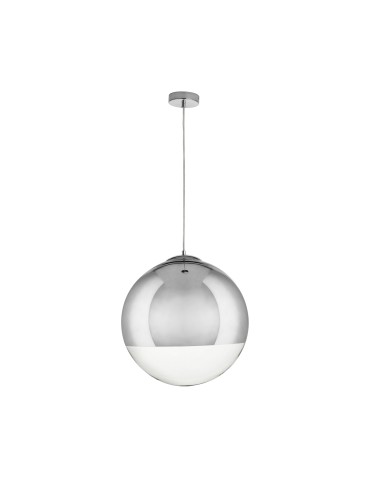 Step into Design FLASH L chrome pendant lamp    