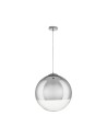 Step into Design FLASH L chrome pendant lamp    