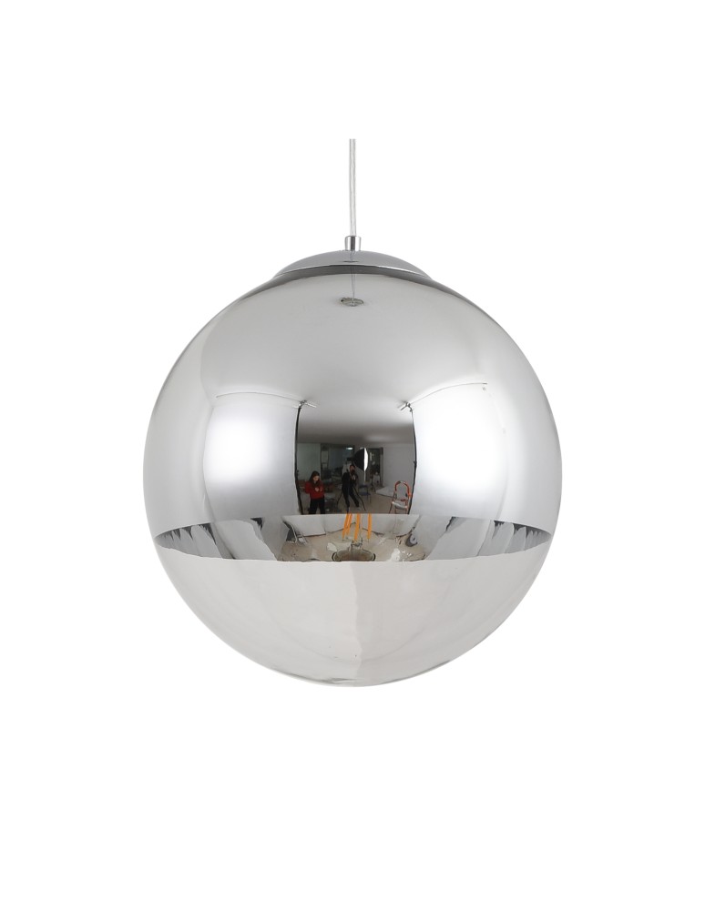 Pendant lamps - Step into Design FLASH L chrome pendant lamp     - product kolory-swiatla.pl 4